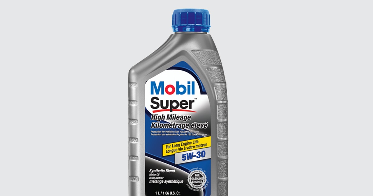 Mobil Super High Mileage Motor Oil