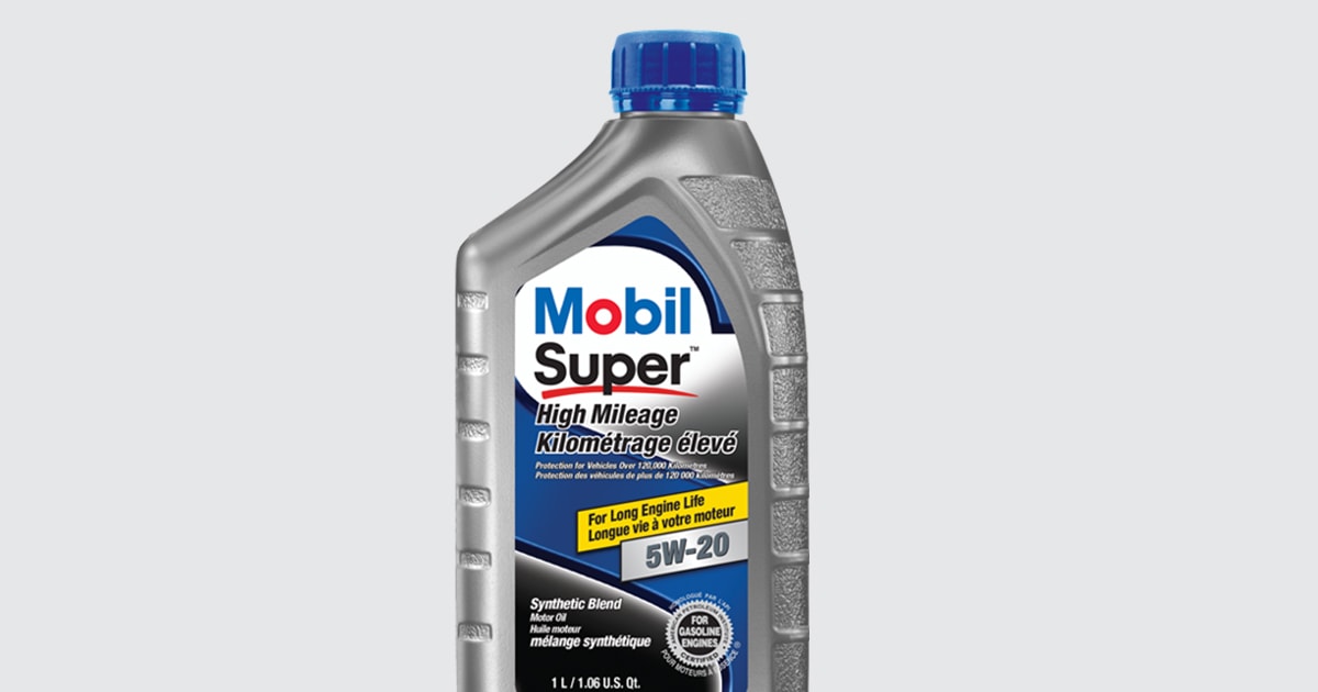 Mobil Super High Mileage Motor Oil