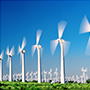 Sustainability with wind turbines