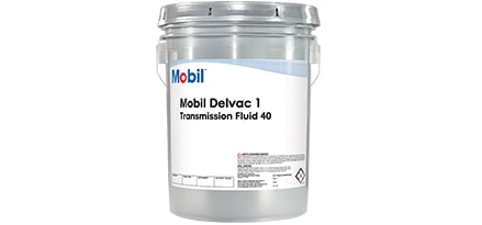 Mobil delvac 1 transmission fluid 40 pail