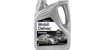 Mobil Delvac™ Extreme 10W-30 diesel engine oil with CK-4 identifier