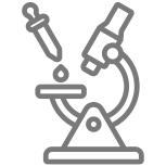 Microscope and Sample Icon